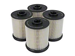 AFE Pro GUARD HD Fuel Filter; Set of Four (17-25 6.6L Duramax Sierra 2500 HD)