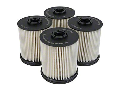 AFE Pro GUARD HD Fuel Filter; Set of Four (17-24 6.6L Duramax Sierra 2500 HD)