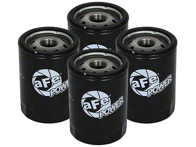 AFE Pro GUARD HD Oil Filter; Set of Four (20-25 6.6L Gas Sierra 2500 HD)
