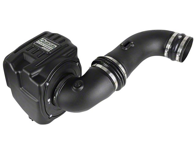AFE Quantum Cold Air Intake with Pro 5R Oiled Filter; Black (07-10 6.6L Duramax Sierra 2500 HD)