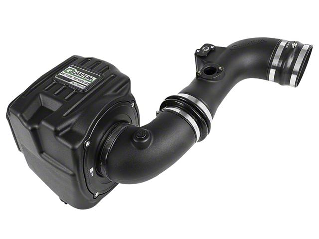 AFE Quantum Cold Air Intake with Pro 5R Oiled Filter; Black (11-16 6.6L Duramax Sierra 2500 HD)