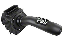AFE Quantum Cold Air Intake with Pro 5R Oiled Filter; Black (17-19 6.6L Duramax Sierra 2500 HD)