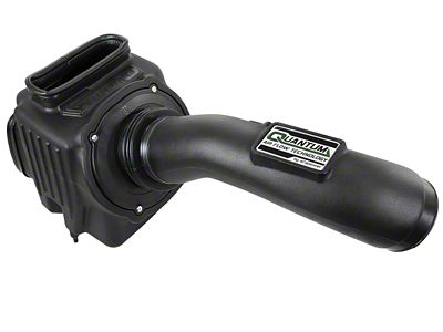 AFE Quantum Cold Air Intake with Pro DRY S Filter; Black (17-19 6.6L Duramax Sierra 2500 HD)