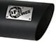AFE MACH Force-XP 409 Stainless Steel Exhaust Tip; 7-Inch; Black (Fits 4-Inch Tailpipe)