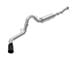 AFE Apollo GT Series 4-Inch Single Exhaust System with Black Tip; Side Exit (20-24 6.6L Gas Sierra 3500 HD)