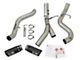 AFE ATLAS 4-Inch DPF-Back Dual Exhaust System with Black Tips; Side Exit (17-19 6.6L Duramax Sierra 3500 HD)