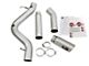 AFE ATLAS 5-Inch DPF-Back Single Exhaust System with Polished Tip; Side Exit (2016 6.6L Duramax Sierra 3500 HD)