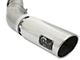 AFE ATLAS 5-Inch DPF-Back Single Exhaust System with Polished Tip; Side Exit (17-19 6.6L Duramax Sierra 3500 HD)
