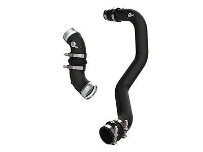 AFE BladeRunner 3-Inch and 3.50-Inch Hot and Cold Charge Pipe Kit; Black (06-10 6.6L Duramax Sierra 3500 HD)