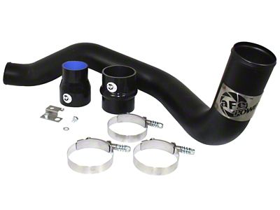 AFE BladeRunner 3-Inch Hot Charge Pipe; Black (07-10 6.6L Duramax Sierra 3500 HD)