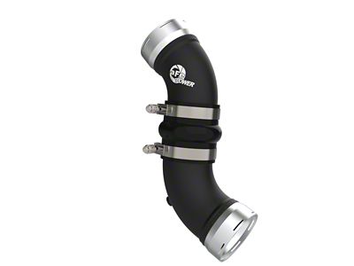 AFE BladeRunner 3.50-Inch Cold Charge Pipe; Black (06-10 6.6L Duramax Sierra 3500 HD)