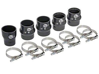 AFE BladeRunner Intercooler Couplings and Clamps Kit for aFe Tubes (11-16 6.6L Duramax Sierra 3500 HD)