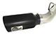 AFE Large Bore-HD 4-Inch DPF-Back Dual Exhaust System with Black Tips; Side Exit (11-16 6.6L Duramax Sierra 3500 HD)