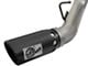 AFE Large Bore-HD 4-Inch DPF-Back Dual Exhaust System with Black Tips; Side Exit (17-19 6.6L Duramax Sierra 3500 HD)