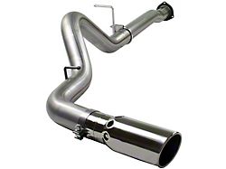 AFE Large Bore-HD 4-Inch DPF-Back Single Exhaust System with Polished Tip; Side Exit (07-10 6.6L Duramax Sierra 3500 HD)