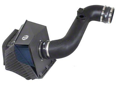 AFE Magnum FORCE Stage-2 Cold Air Intake with Pro 5R Oiled Filter; Black (11-16 6.6L Duramax Sierra 3500 HD)