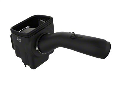 AFE Magnum FORCE Stage-2 XP Cold Air Intake with Pro DRY S Filter; Black (17-19 6.6L Duramax Sierra 3500 HD)