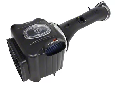 AFE Momentum GT Cold Air Intake with Pro 5R Oiled Filter; Black (09-15 6.0L Sierra 3500 HD)