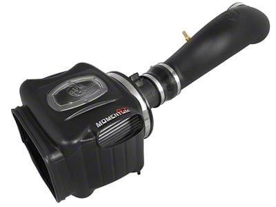 AFE Momentum GT Cold Air Intake with Pro DRY S Filter; Black (07-08 6.0L Sierra 3500 HD)