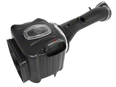 AFE Momentum GT Cold Air Intake with Pro DRY S Filter; Black (09-15 6.0L Sierra 3500 HD)