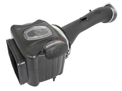 AFE Momentum GT Cold Air Intake with Pro DRY S Filter; Black (16-19 6.0L Sierra 3500 HD)