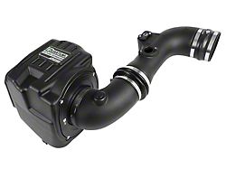 AFE Quantum Cold Air Intake with Pro 5R Oiled Filter; Black (11-16 6.6L Duramax Sierra 3500 HD)