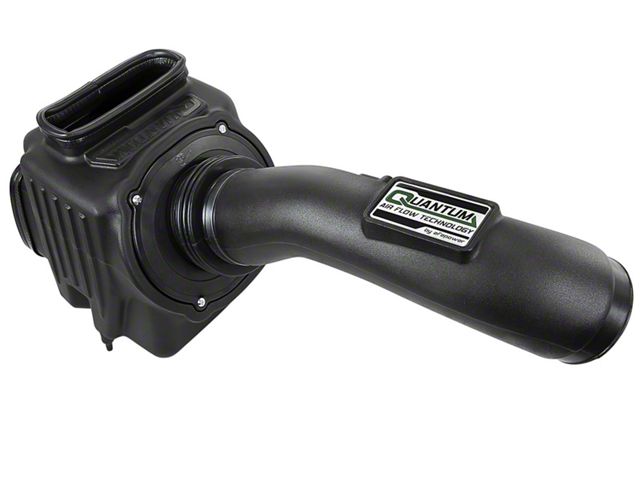 AFE Quantum Cold Air Intake with Pro 5R Oiled Filter; Black (17-19 6.6L Duramax Sierra 3500 HD)