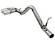 AFE Rebel XD Series 4-Inch DPF-Back Single Exhaust System with Polished Tips; Side Exit (17-19 6.6L Duramax Sierra 3500 HD)