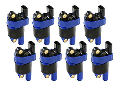 AFE SCORCHER High-Performance Ignition Coil; 8-Pack (07-19 6.0L Sierra 3500 HD)