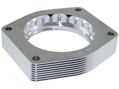 AFE Silver Bullet Throttle Body Spacer (07-13 6.0L Sierra 3500 HD)