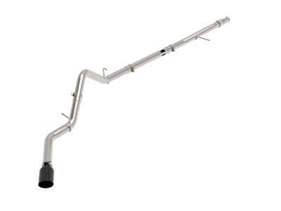 AFE Large Bore-HD 3-Inch DPF-Back Single Exhaust System with Black Tip; Side Exit (20-25 3.0L Duramax Silverado 1500)