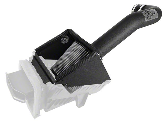 AFE Magnum FORCE Stage-2 Cold Air Intake with Pro DRY S Filter; Black (17-18 6.2L Silverado 1500)