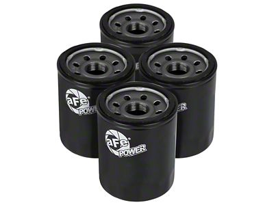 AFE Pro GUARD HD Oil Filter; Set of Four (19-24 2.7L, 3.0L Duramax Silverado 1500)