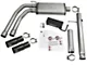 AFE Rebel Series 3 to 2.50-Inch Dual Exhaust System with Black Tips; Middle Side Exit (09-13 4.8L Silverado 1500)
