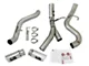 AFE ATLAS 4-Inch DPF-Back Dual Exhaust System with Polished Tips; Side Exit (17-19 6.6L Duramax Silverado 2500 HD)