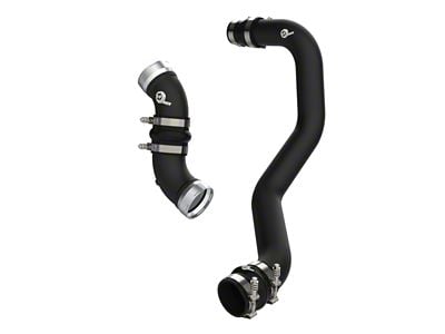 AFE BladeRunner 3-Inch and 3.50-Inch Hot and Cold Charge Pipe Kit; Black (06-10 6.6L Duramax Silverado 2500 HD)