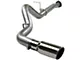 AFE Large Bore-HD 4-Inch DPF-Back Single Exhaust System with Polished Tip; Side Exit (07-10 6.6L Duramax Silverado 2500 HD)