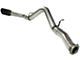 AFE Large Bore-HD 5-Inch DPF-Back Single Exhaust System with Black Tip; Side Exit (07-10 6.6L Duramax Silverado 2500 HD)