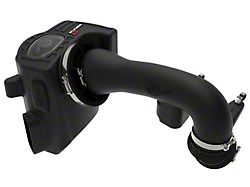 AFE Momentum GT Cold Air Intake with Pro 5R Oiled Filter; Black (20-24 6.6L Gas Silverado 2500 HD)