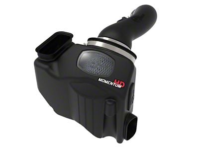 AFE Momentum HD Cold Air Intake with Pro 10R Oiled Filter; Black (20-23 6.6L Duramax Silverado 2500 HD)