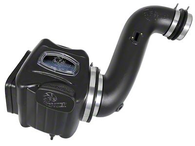 AFE Momentum HD Cold Air Intake with Pro 10R Oiled Filter; Black (07-10 6.6L Duramax Silverado 2500 HD)