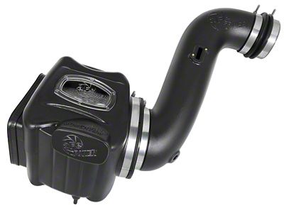 AFE Momentum HD Cold Air Intake with Pro DRY S Filter; Black (07-10 6.6L Duramax Silverado 2500 HD)