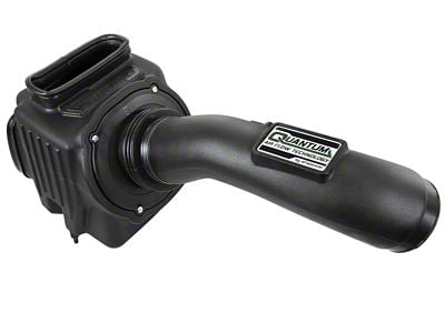 AFE Quantum Cold Air Intake with Pro 5R Oiled Filter; Black (17-19 6.6L Duramax Silverado 2500 HD)