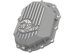 AFE Street Series Front Differential Cover with Machined Fins; Raw (11-19 6.0L Silverado 2500 HD; 11-24 6.6L Duramax Silverado 2500 HD)