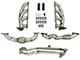 AFE Twisted Steel Shorty Headers with Up-Pipes and Down-Pipe; 4-Bolt Flange (15.5-16 6.6L Duramax Silverado 2500 HD)