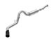 AFE Apollo GT Series 4-Inch Single Exhaust System with Black Tip; Side Exit (20-24 6.6L Gas Silverado 3500 HD)