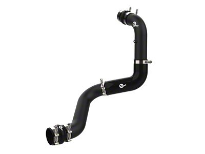 AFE BladeRunner 3-Inch Hot Charge Pipe; Black (20-25 6.6L Duramax Silverado 3500 HD)