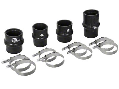 AFE BladeRunner Intercooler Couplings and Clamps Kit for aFe Tubes (17-19 6.6L Duramax Silverado 3500 HD)