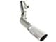 AFE Large Bore-HD 5-Inch DPF-Back Single Exhaust System with Polished Tip; Side Exit (11-16 6.6L Duramax Silverado 3500 HD)