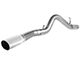 AFE Large Bore-HD 5-Inch DPF-Back Single Exhaust System with Polished Tip; Side Exit (11-16 6.6L Duramax Silverado 3500 HD)